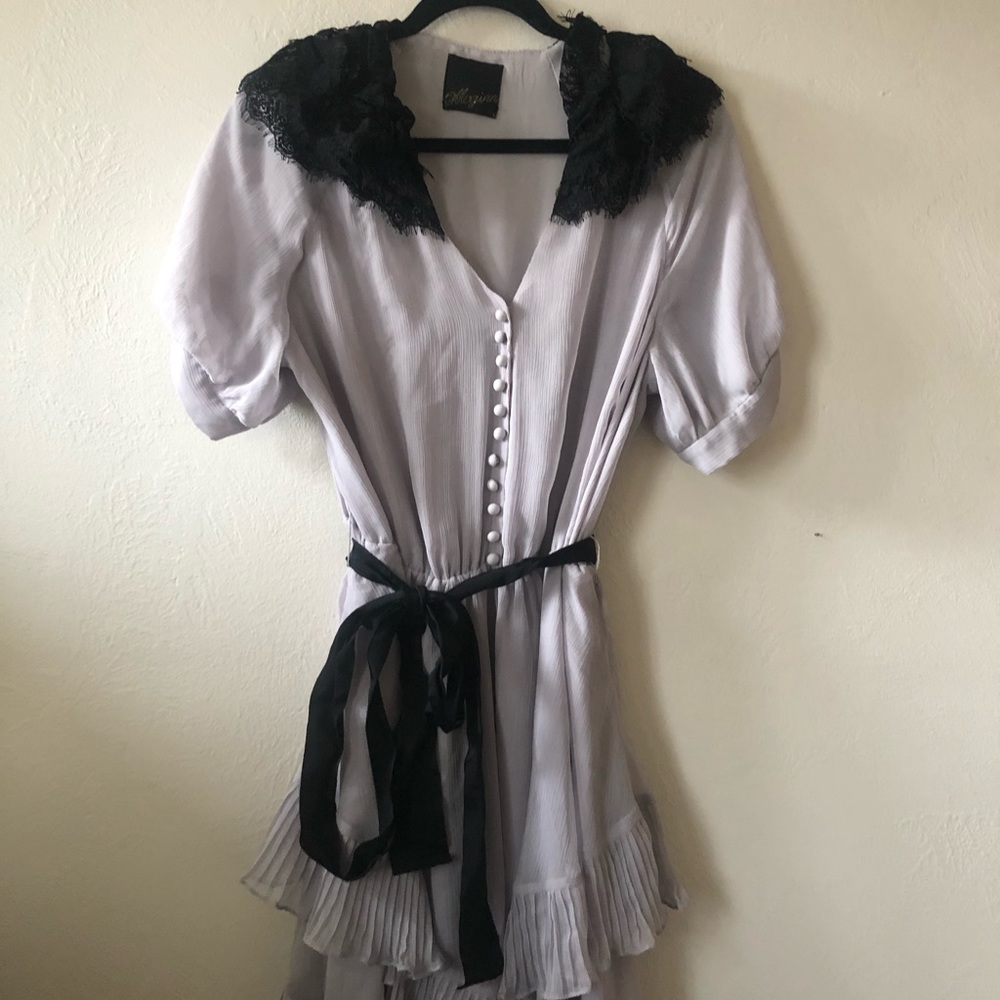McGinn for Anthropologie chiffon dress size 12